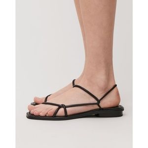 COS flat strappy sandals size 7